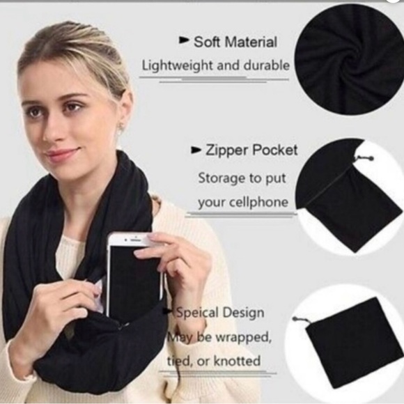 🖤 NWT BEYOND YOGA INFINITY SCARF - Picture 4 of 4